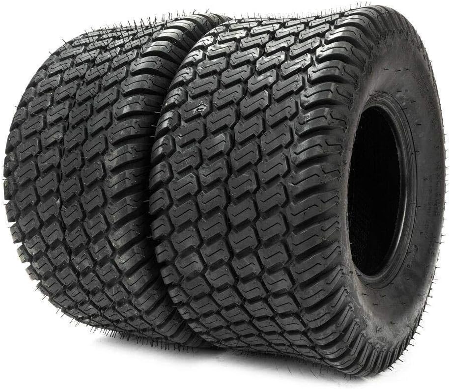 2Pcs 15x6.00-6 Tubeless Turf Tires OD:380mm I10234