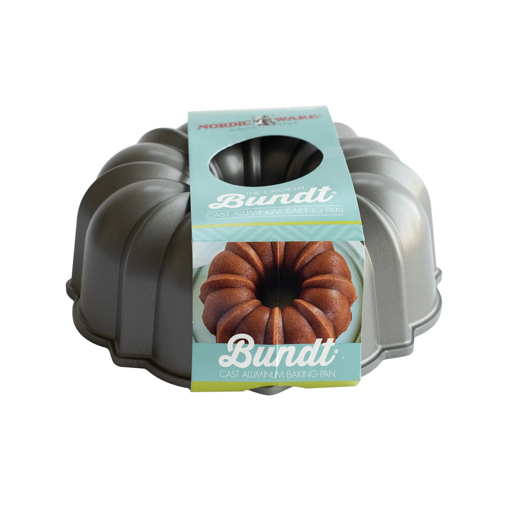 ProCast Aluminum Nonstick 12 Cup Bundt Pan, Graphite Silver, 10.5" x 10.5" x 3.8" L2031