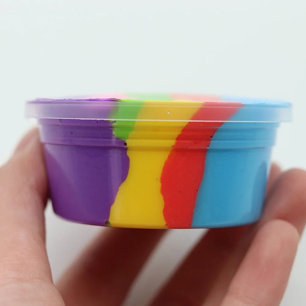 Rainbow Slime Putty Clay Plasticine Kids Toys Y372