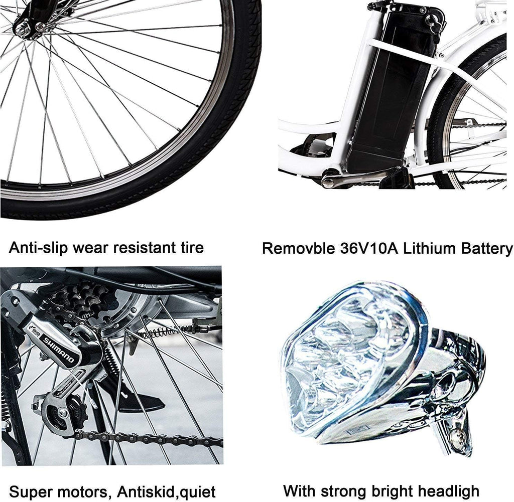 26 250W Cargo Electric Bicycle with Removable 36V10A Lithium Battery P447