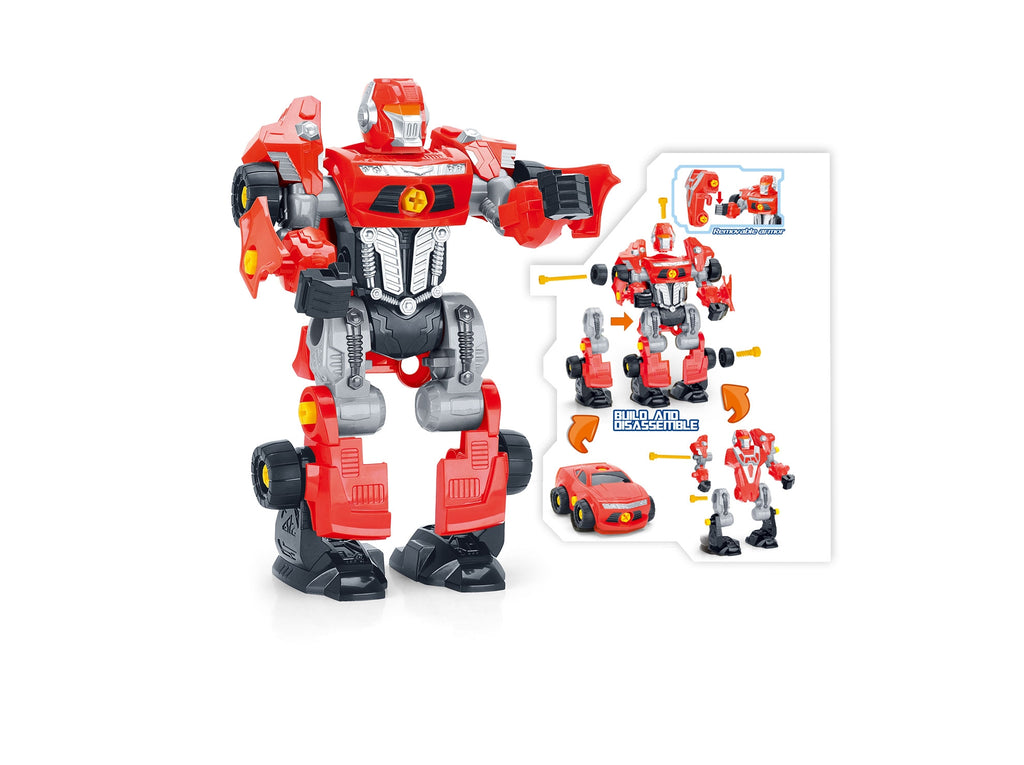 3-In-1 Toy Robot Playset with Electric Play Drill and Screwdriver V47101