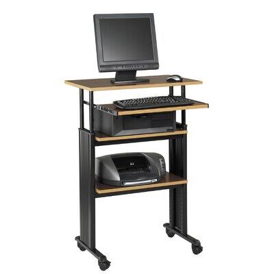 Adjustable Stand-Up Workstation AV Cart Cherry T434003