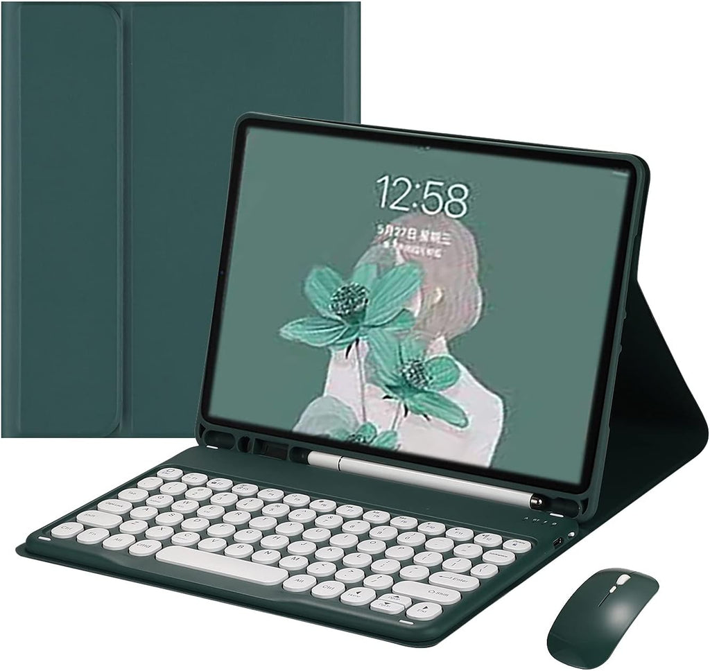 MintGreen Detachable Keyboard Case for iPad Air 5 10.9 inch H780