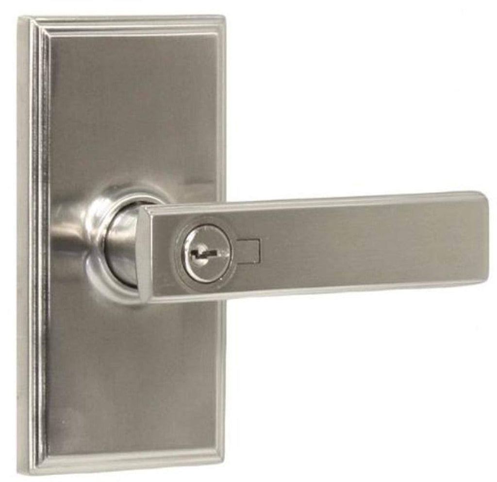 Satin Nickel Entry Door Lever E683