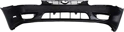 Front Bumper Cover Compatible with 2001-2002 Toyota Corolla Primed L9479