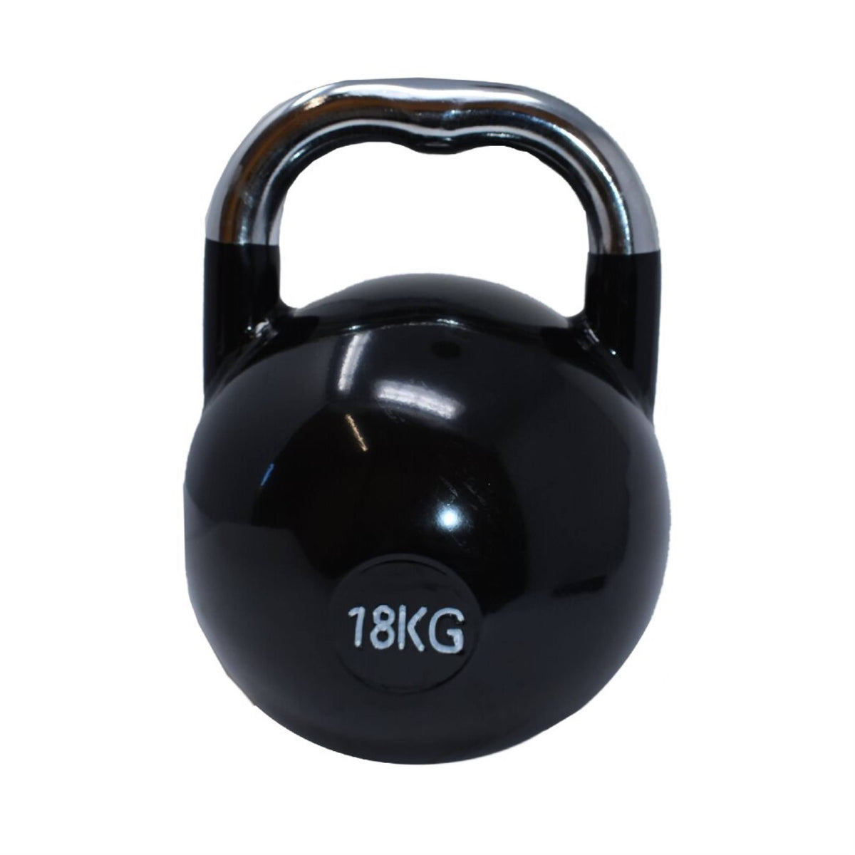 Coated Steel Kettlebell, 40 lbs (18 kg), Black Y3833