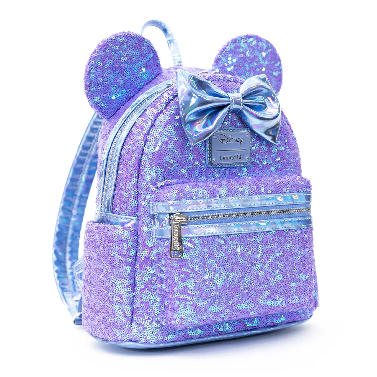 Purple Sequin Mini Backpack L366978