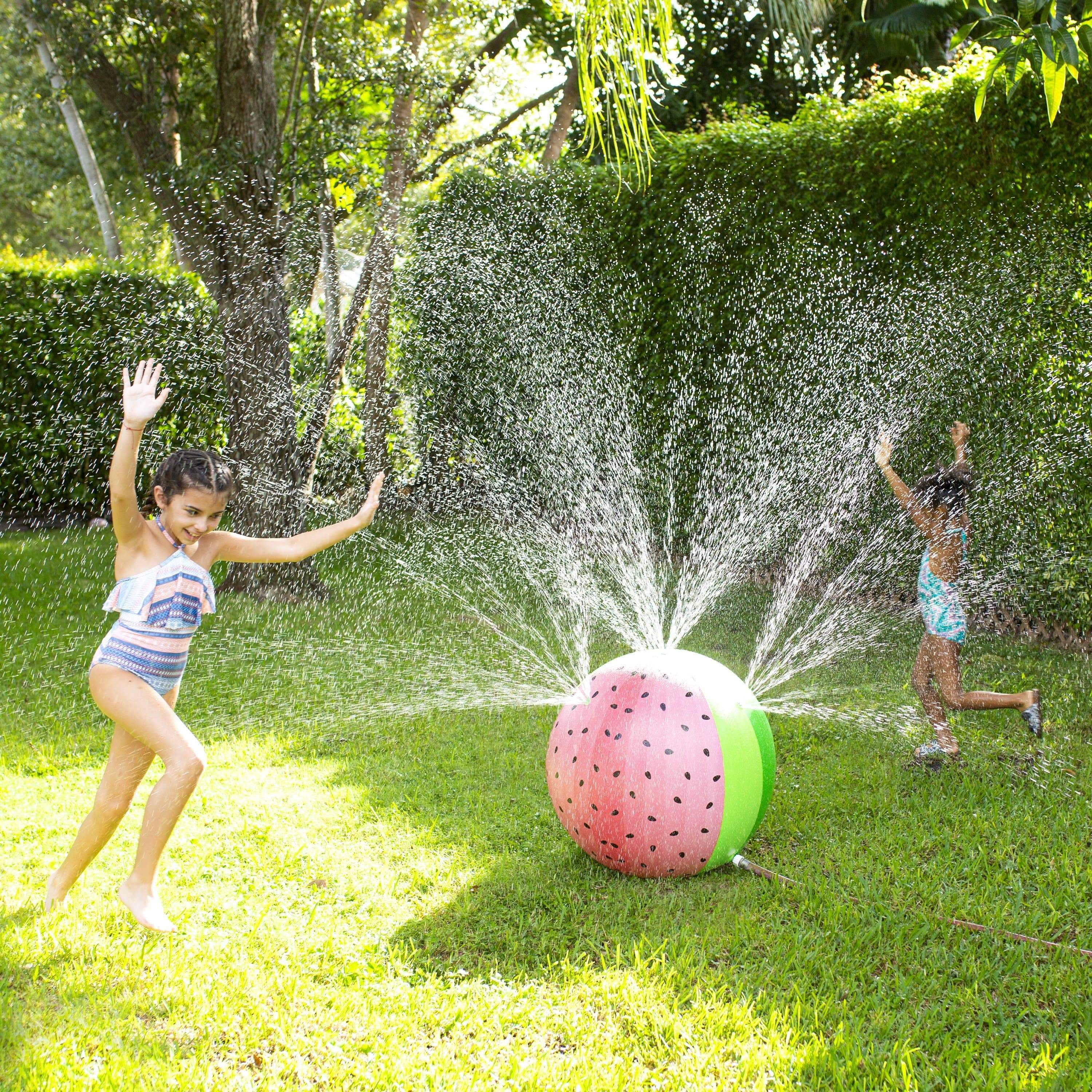 Giant Watermelon Beach Ball Sprinkler A178