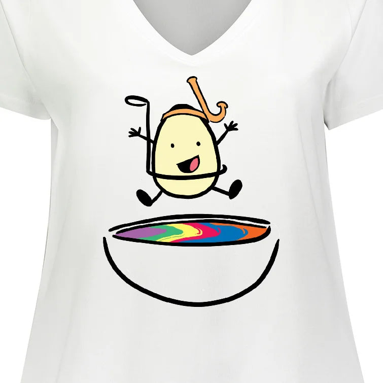 Easter Egg V-Neck T-Shirt B952516