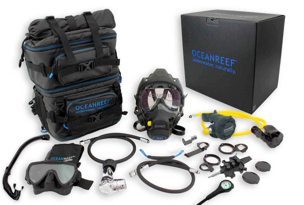 Neptune III Package (black, Medium-Large, DIN 1st Stage) X43445
