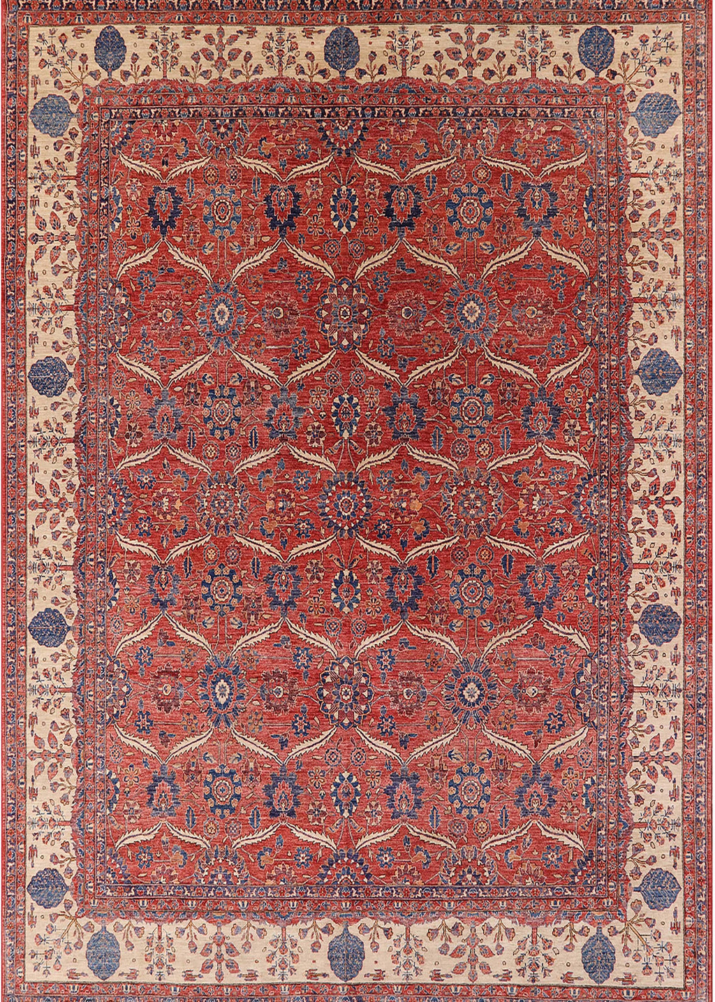 Red Oriental Rectangle Area Rug 2' x 5' S79469