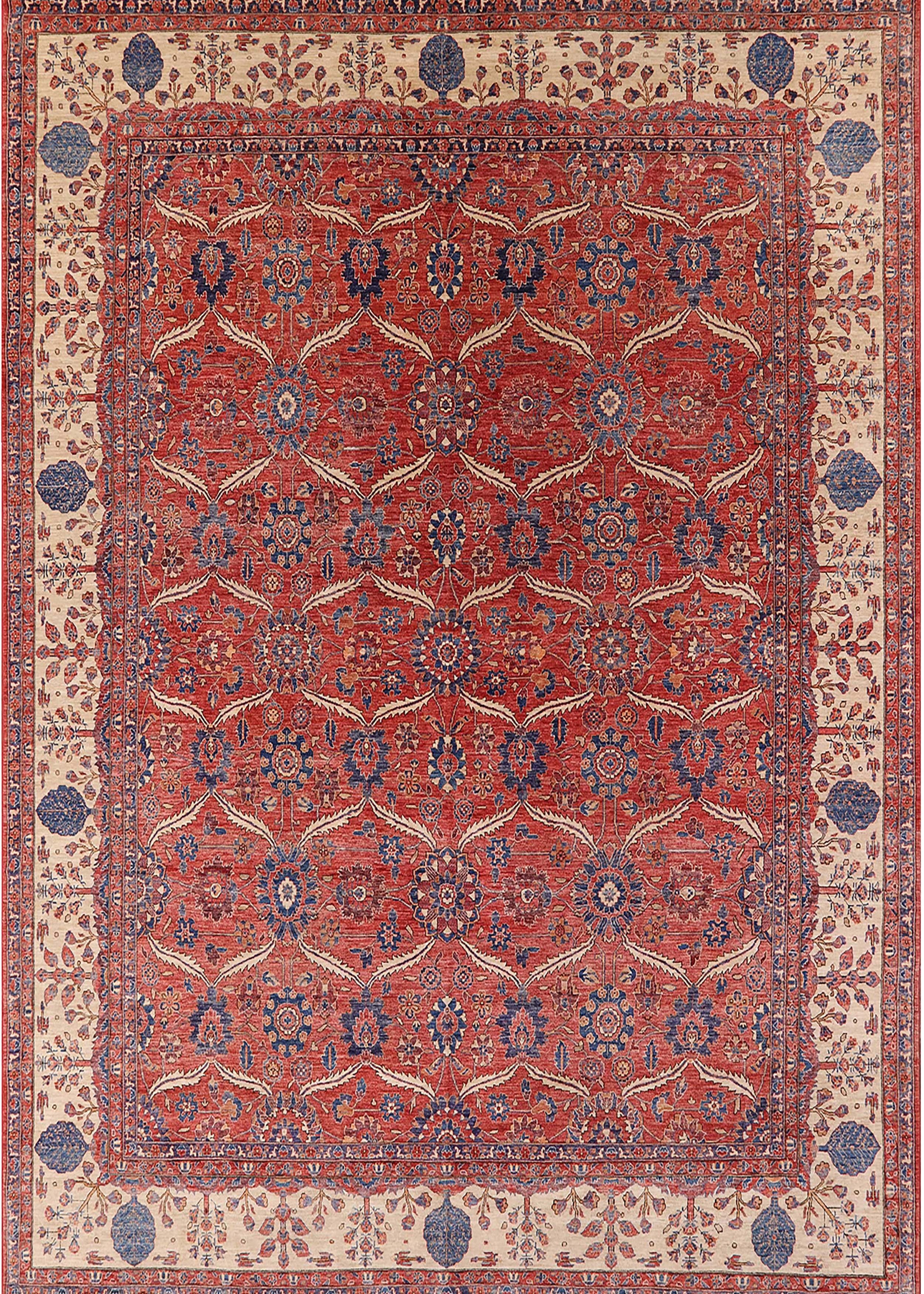 Red Oriental Rectangle Area Rug 2' x 5' S79469