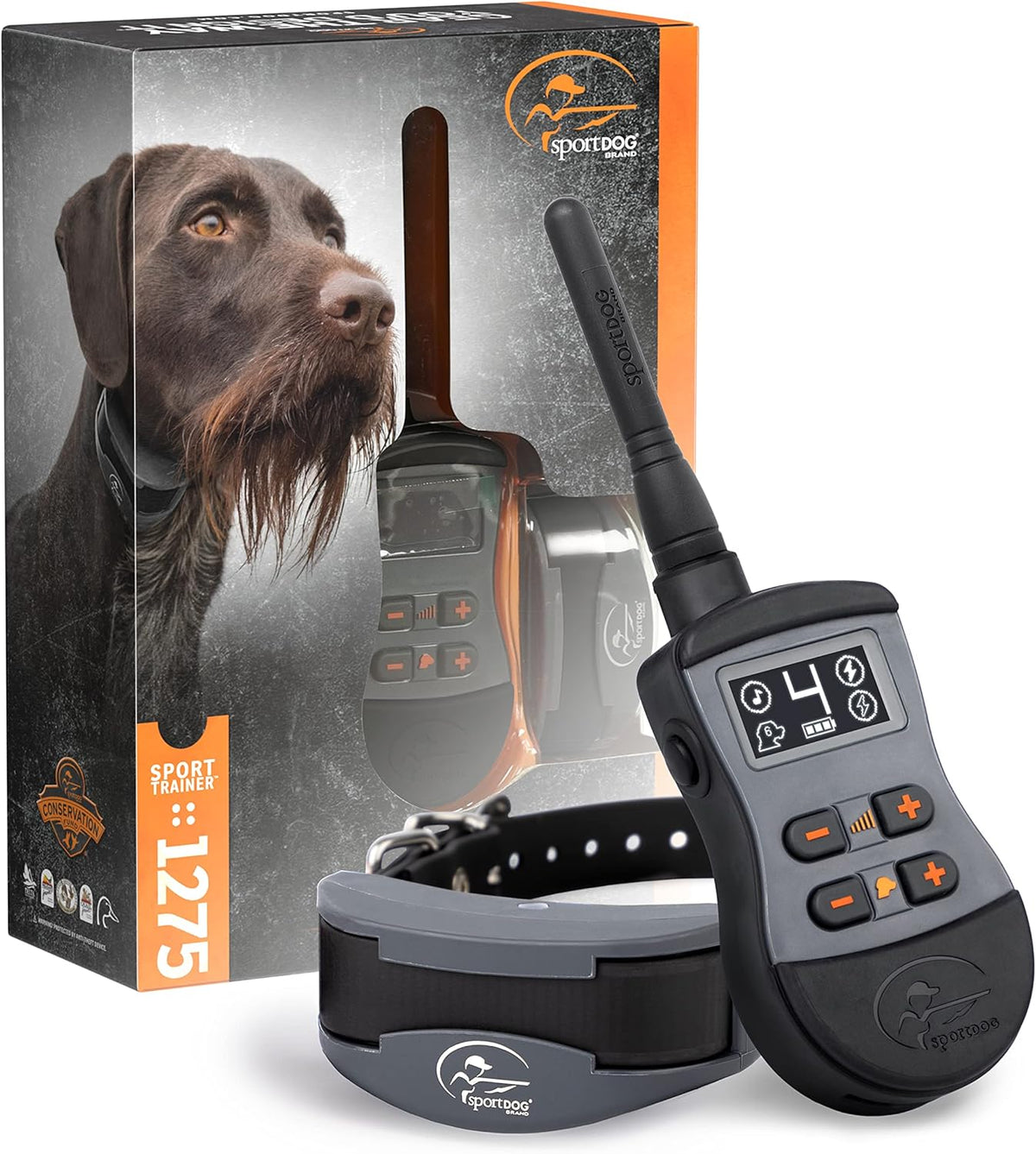 Waterproof Rechargeable Dog Training Collar with Tone, Vibration, and Static, 3/4 Mile Range J695