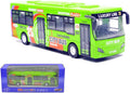 Green Double Decker Bus Die Cast Pull Back Vehicles Pack of 2 K3117