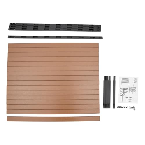 Brown 2 Panels 39"W x 51"H Privacy Screens Fence Panel D624