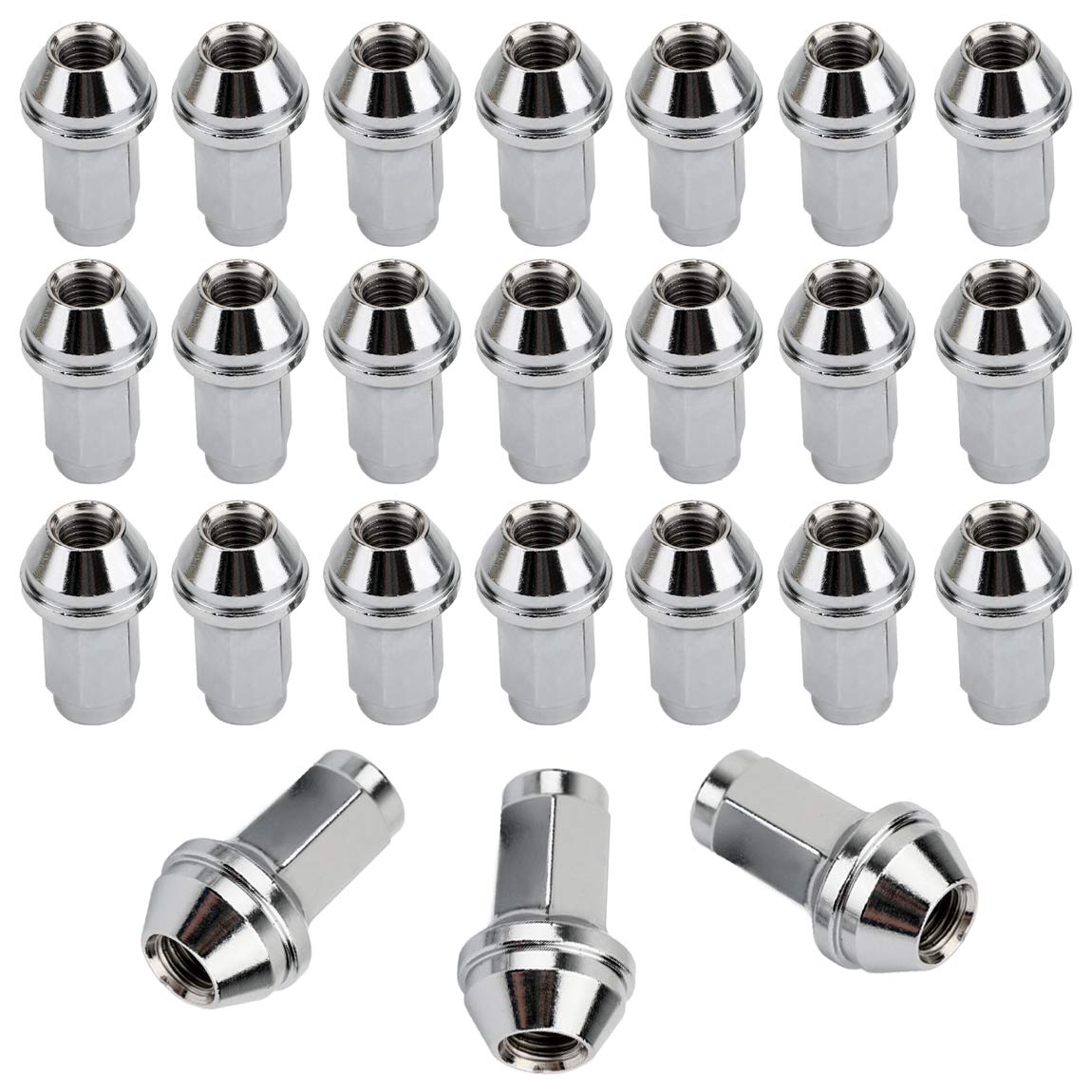 Chrome Wheel Lug Nuts 24 Pcs C873832