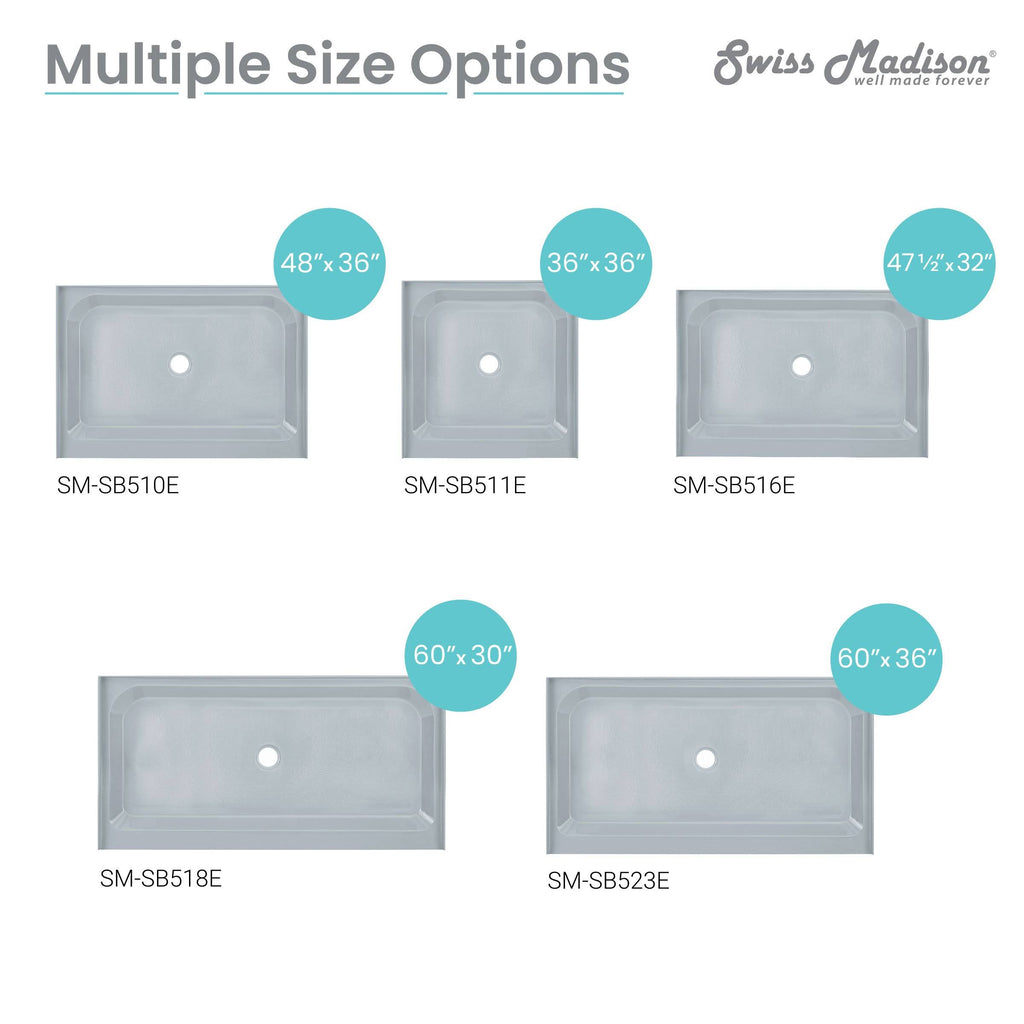 Grey Shower Base E562682