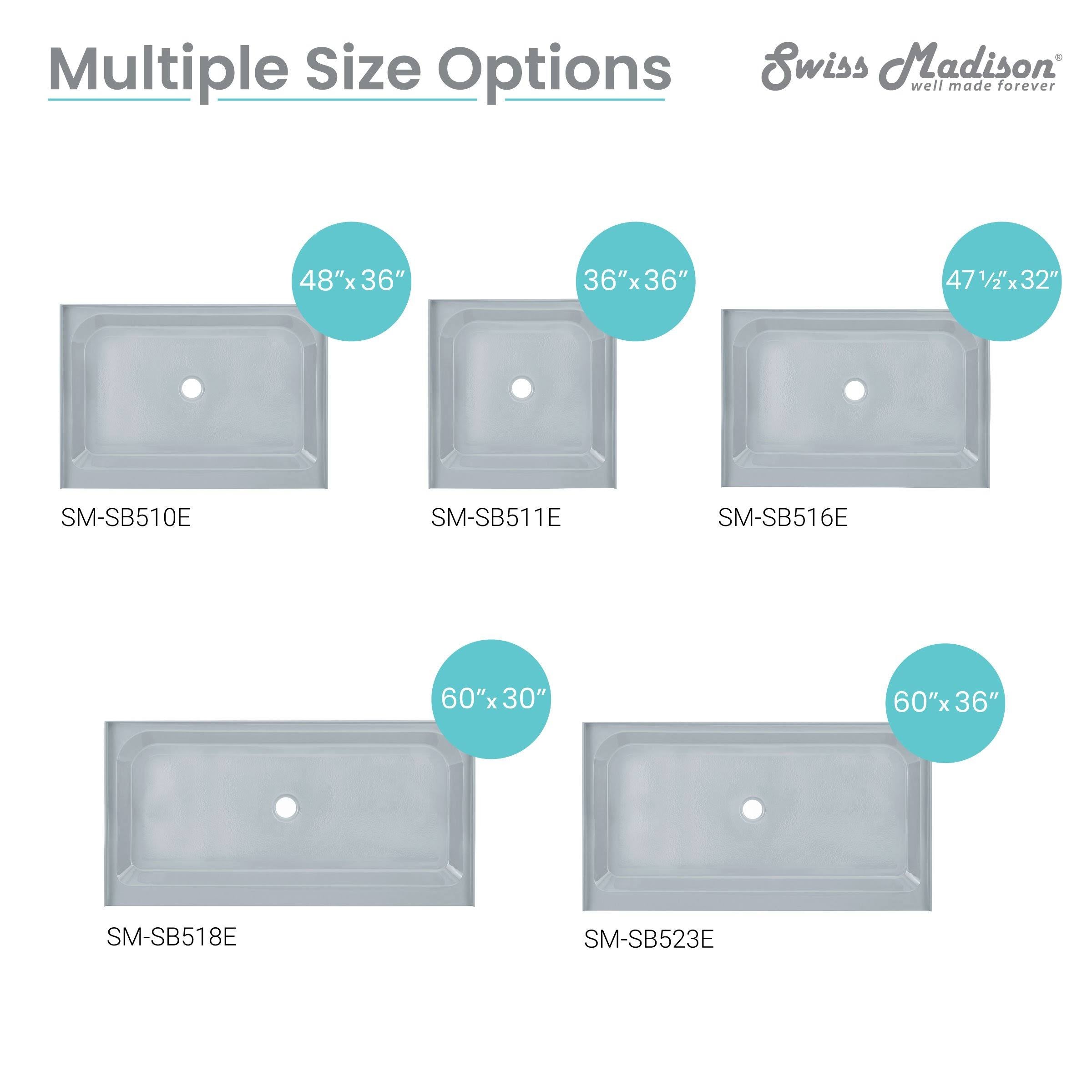 Grey Shower Base E562682
