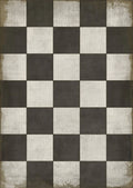 Checkered Past Vinyl Floorcloth W737