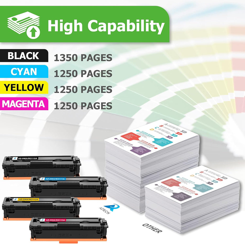 Toner Cartridge 4-Pack Black Cyan Yellow Magenta K555155