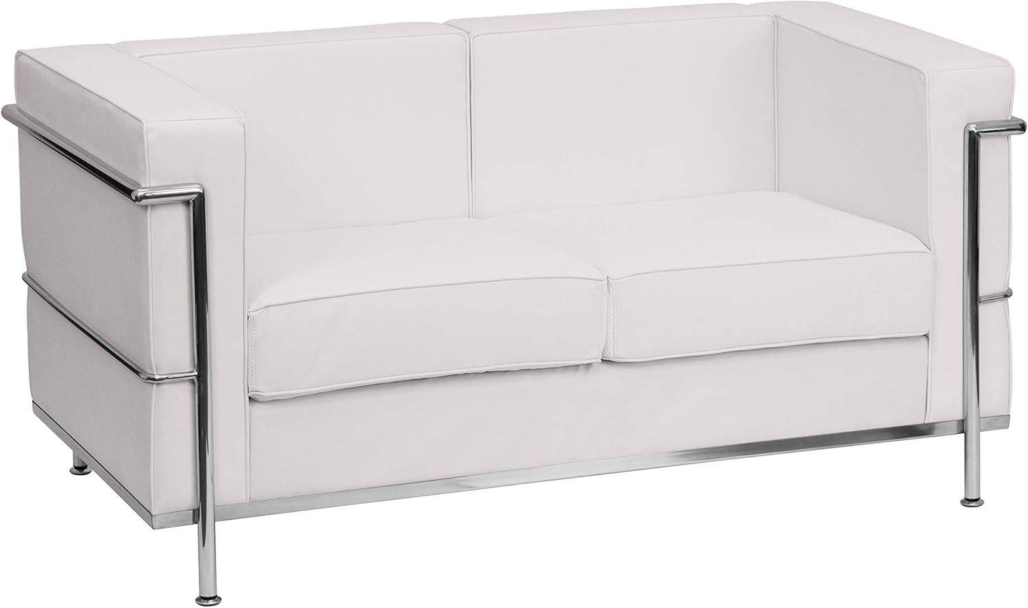 Black LeatherSoft Loveseat Z991130