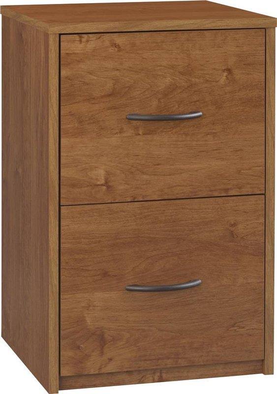 2 Drawer File Cabinet Black Oak K893790