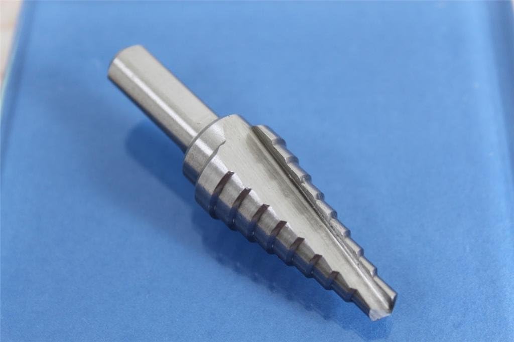 Cobalt Double Flute Step Drill, 10 Size, 13/16 Inch To 1-3/8 Inch, 1/2 Inch Shank, Pack of 2 Y411332