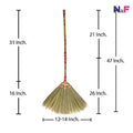Thai Broom Bamboo Stick Handle Handmade Broom R73996