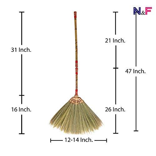 Thai Broom Bamboo Stick Handle Handmade Broom R73996