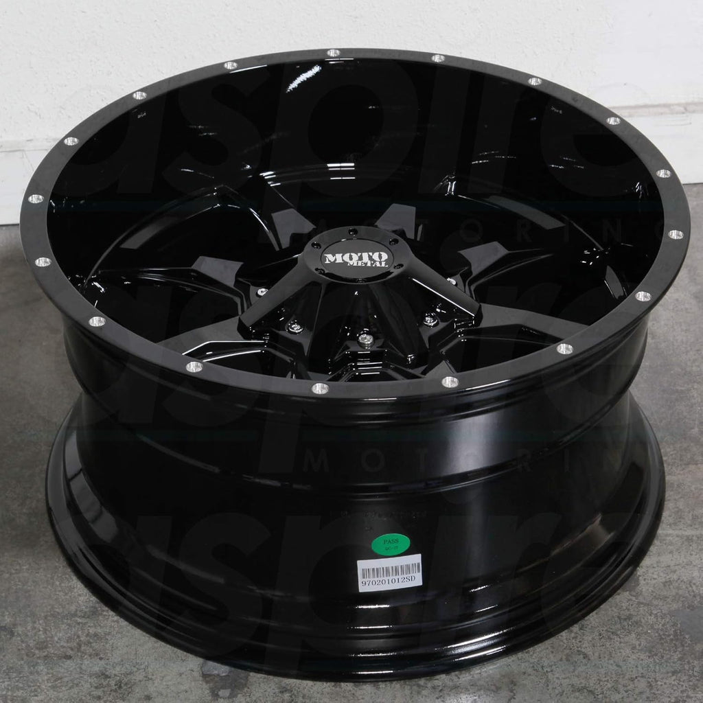 20x10 6x135/6x5.5" -24mm Gloss Black Wheel Rim 20" Inch T55740