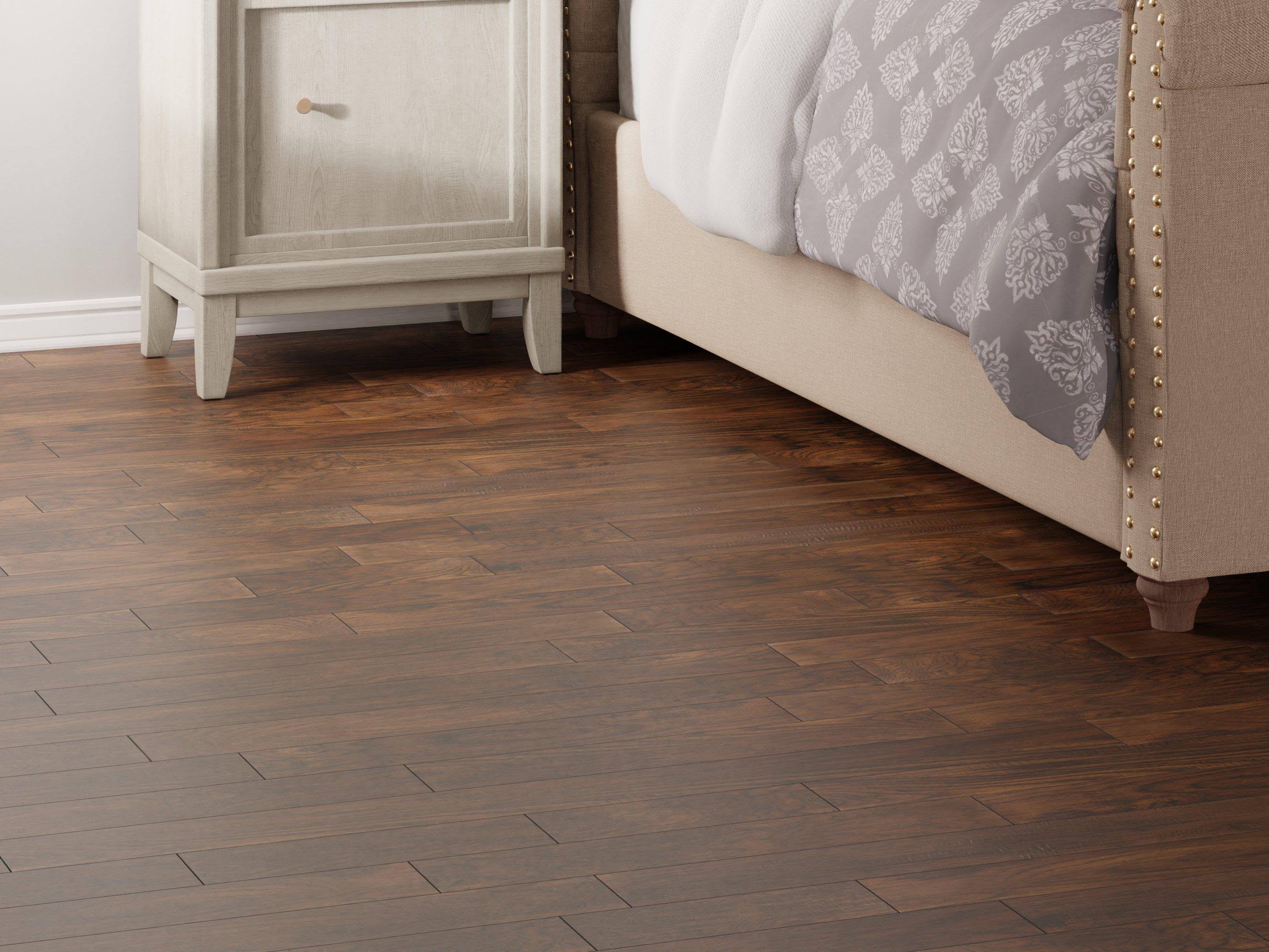 Medium Brown Hickory Locking Engineered Hardwood K351749