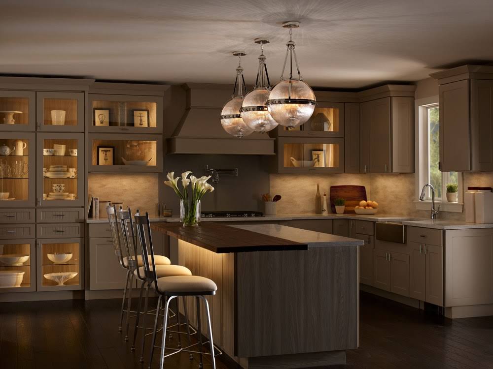 Bronze Textured LED Cabinet Light G947661