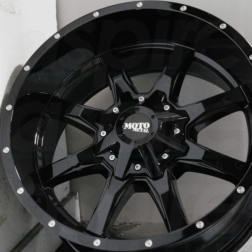 20x10 6x135/6x5.5" -24mm Gloss Black Wheel Rim 20" Inch T55740