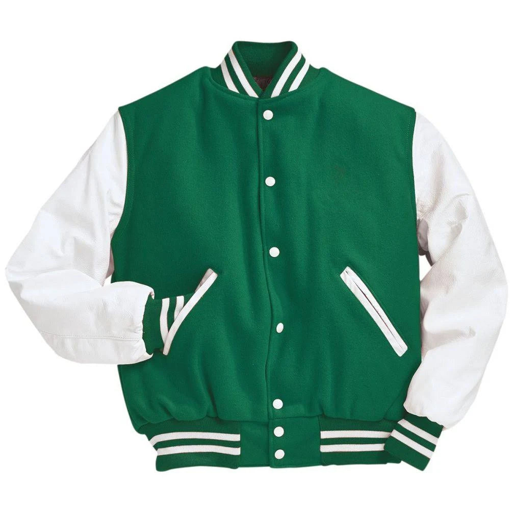 Scarlet Black White Varsity Jacket 3XL O74344