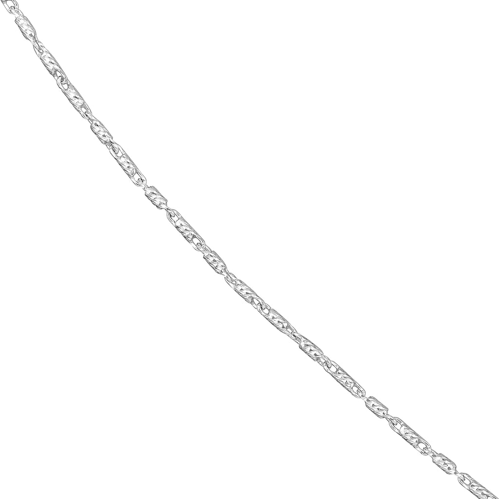 14K White Gold 20" 0.95mm Chain Necklace Q198916