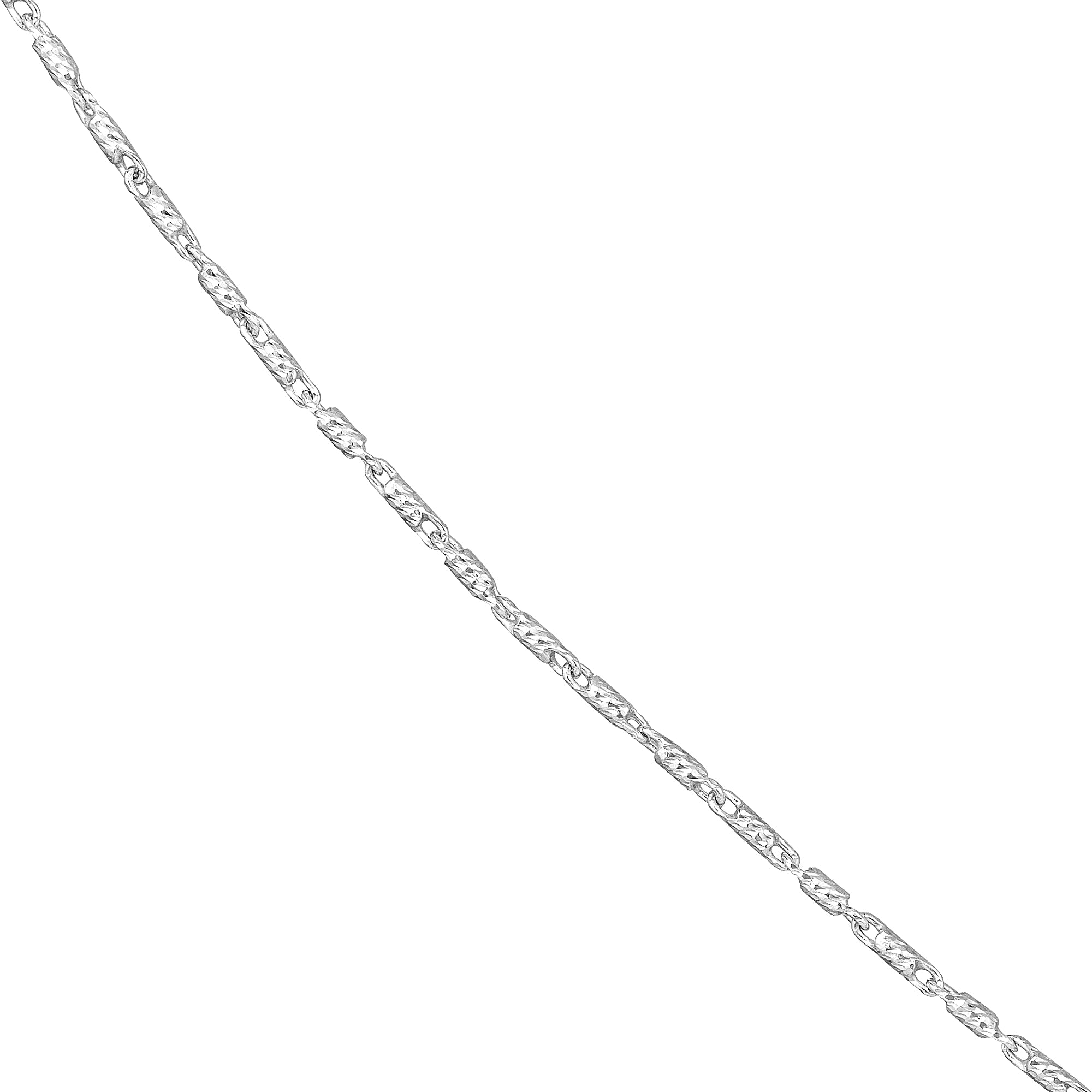 14K White Gold 20" 0.95mm Chain Necklace Q198916