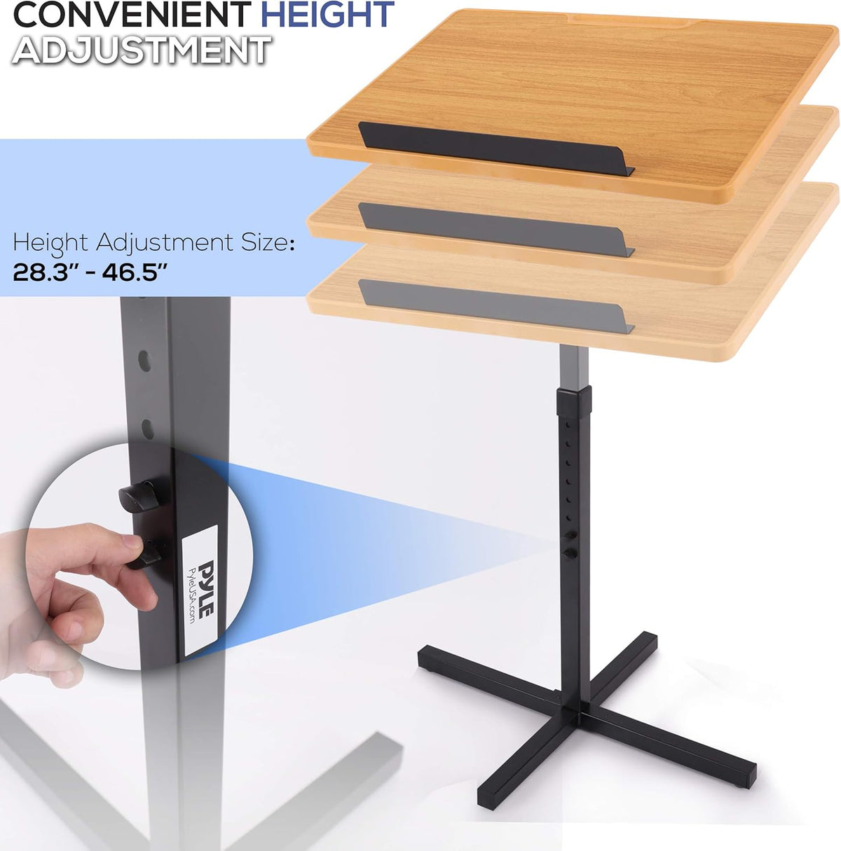 Portable Floor Lectern Podium Stand, Adjustable, Pack of 2 G596