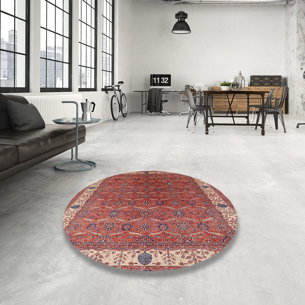 Red Oriental Rectangle Area Rug 2' x 5' S79469