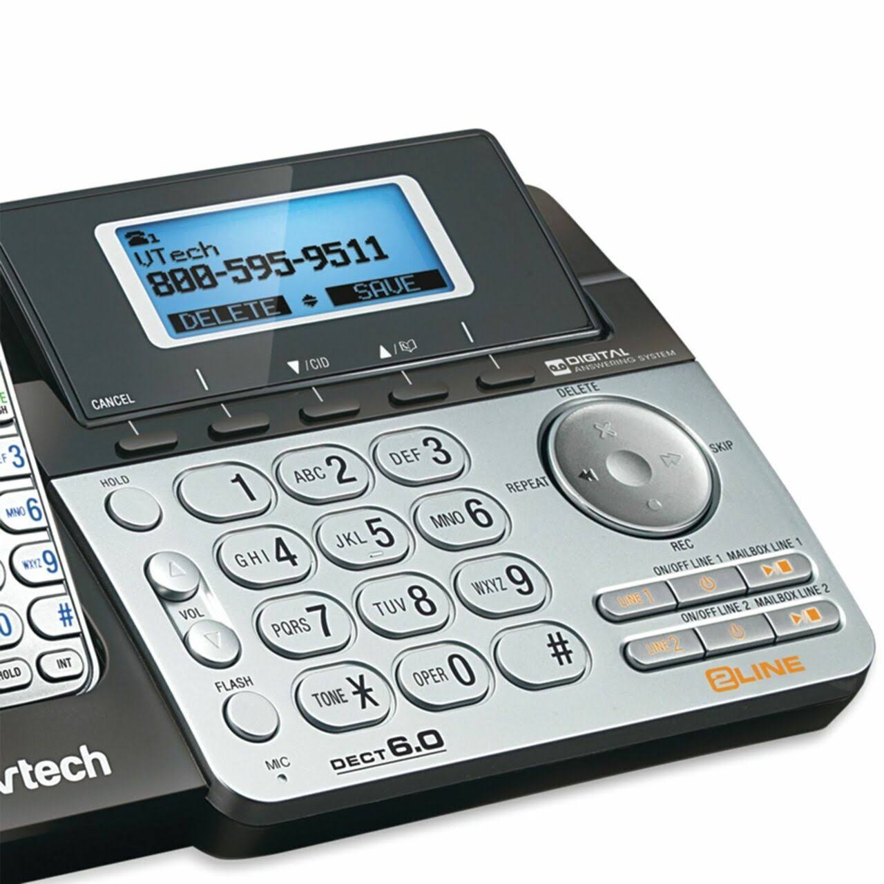 2-Line Expandable Cordless Phone With Answering E5072