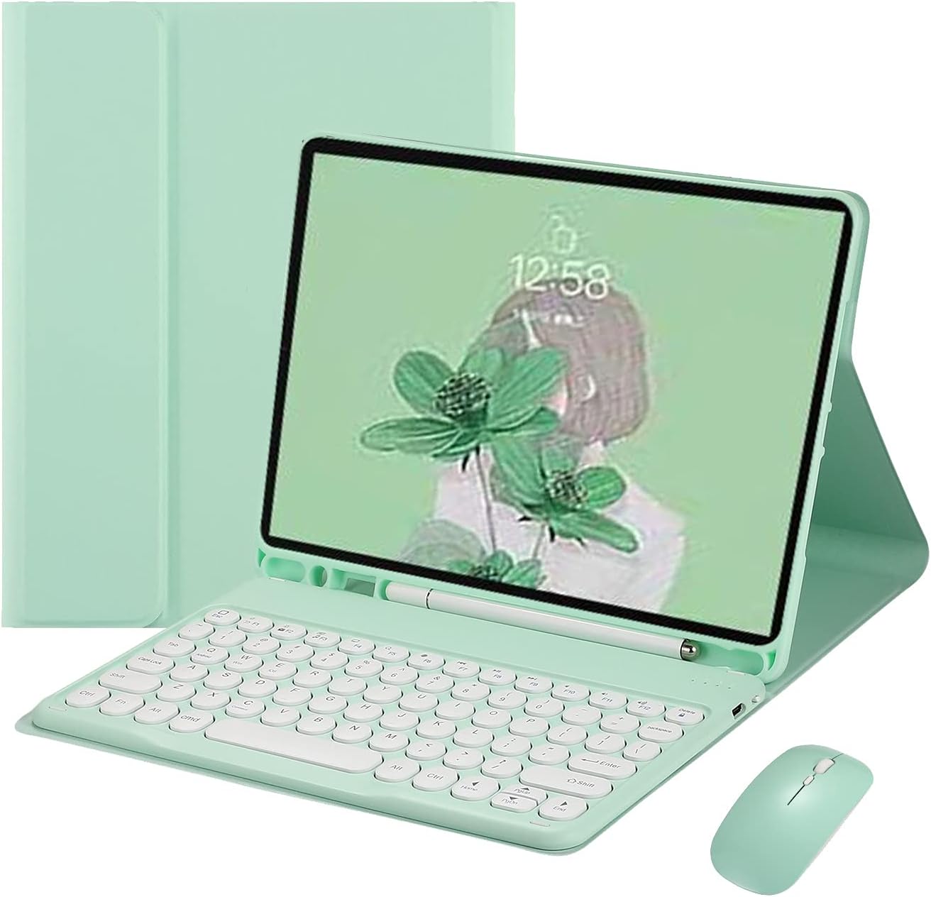 MintGreen Detachable Keyboard Case for iPad Air 5 10.9 inch H780