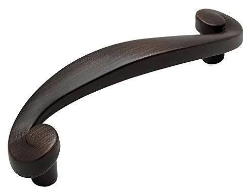 Oil Rubbed Bronze Cabinet Hardware Swirl Handle Pull - 25 Pack A44217