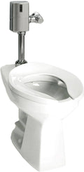 Cotton White Elongated 2-Piece Commercial Toilet M419