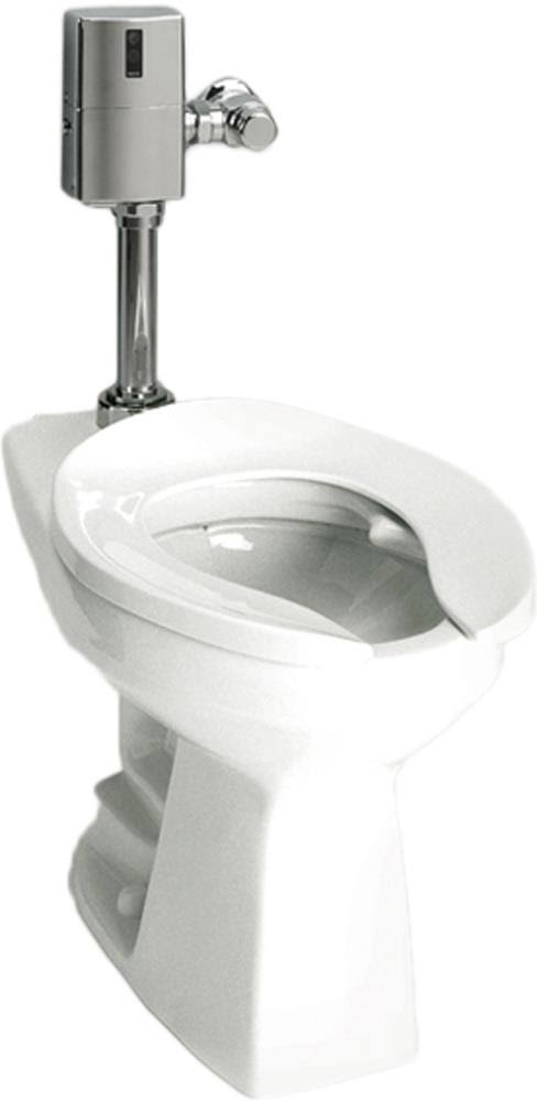 Cotton White Elongated 2-Piece Commercial Toilet M419