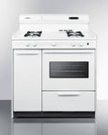 36x22 Freestanding Liquid Propane Gas Range with 4 Open Burners 2.92 Cu. ft. Capacity Manual Clean Broiler Drawer N17801