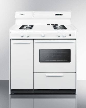 36x22 Freestanding Liquid Propane Gas Range with 4 Open Burners 2.92 Cu. ft. Capacity Manual Clean Broiler Drawer N17801