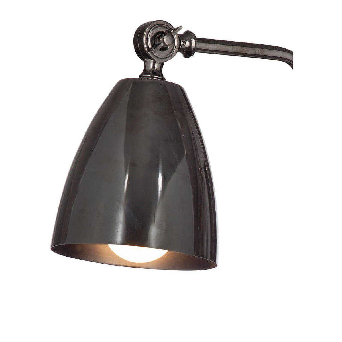 Black Nickel Metal Desk Lamp with Iron Shade Z235