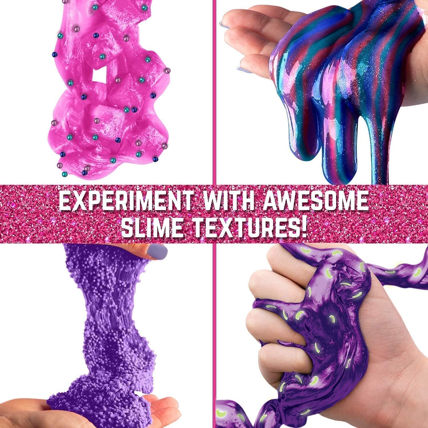 Egg Surprise Galaxy Slime Kit, 41 Pieces, 9.5 Inches High R571