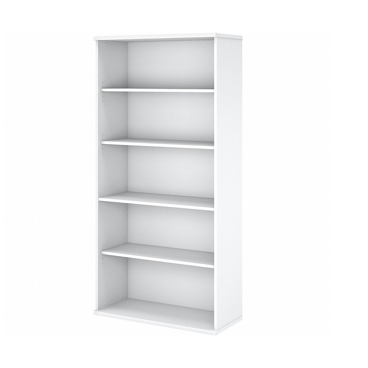 White 5 Shelf Bookcase B582