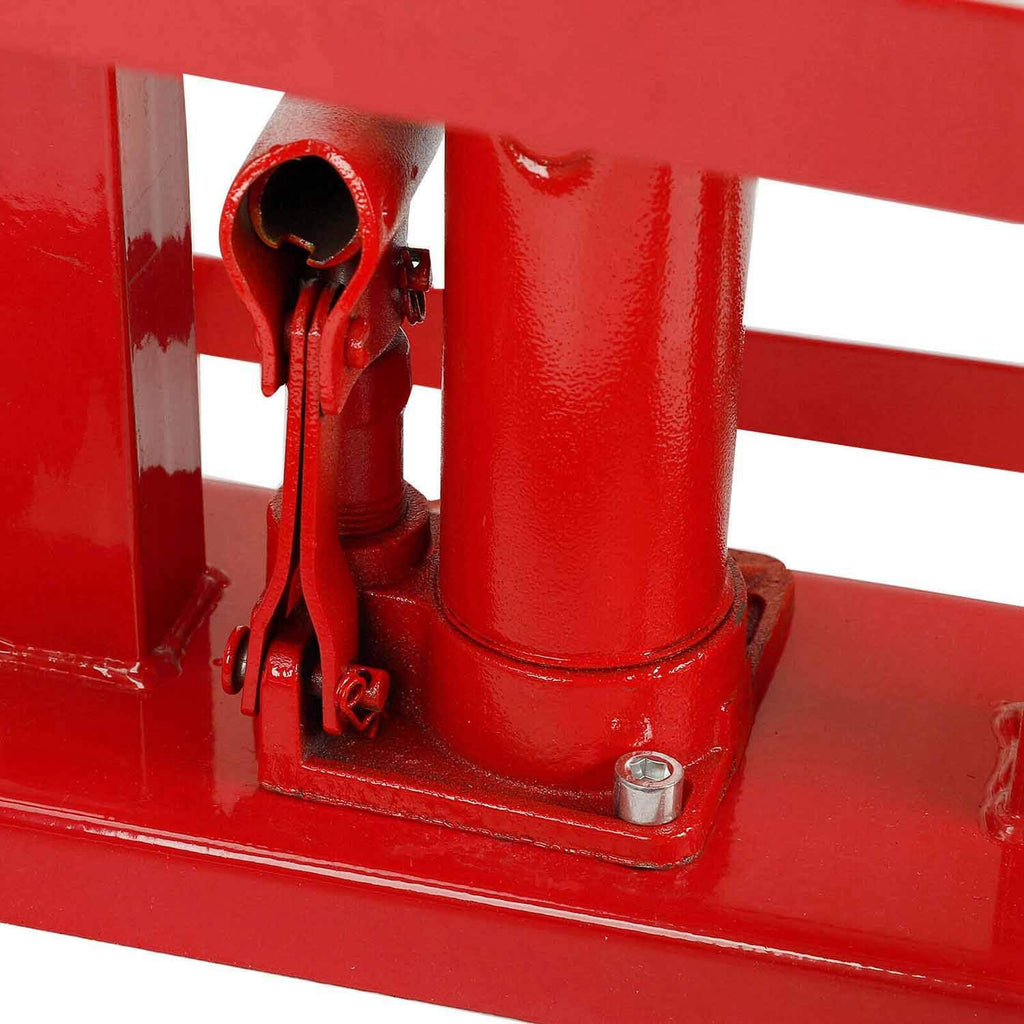 Red Hydraulic Car Lift Ramps M11452