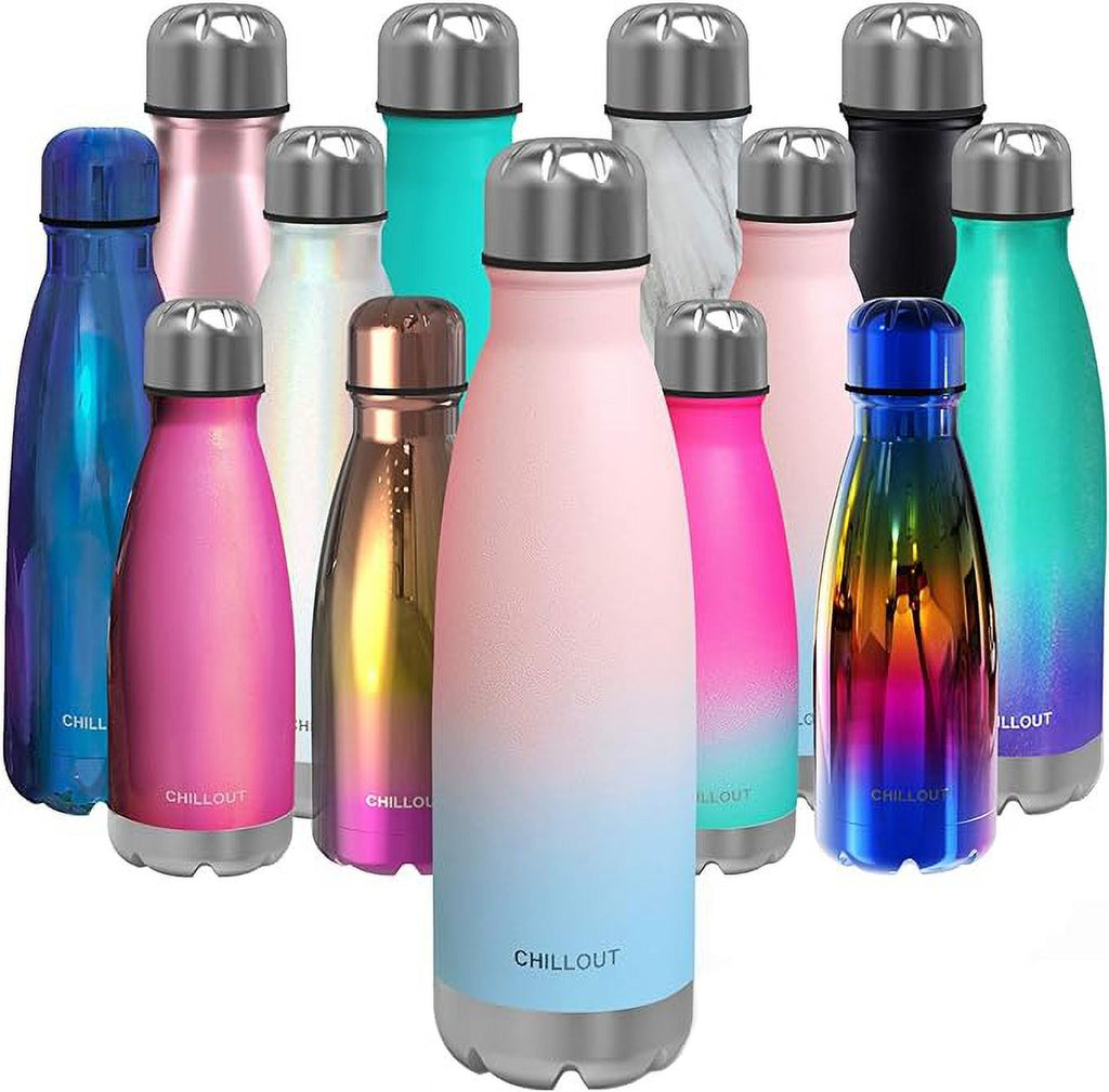 17 oz Double Wall Insulated Stainless Steel Water Bottle D301